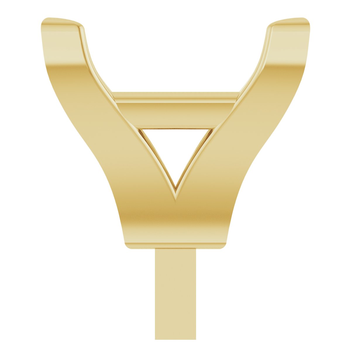 Square V-Prong Peg Setting
