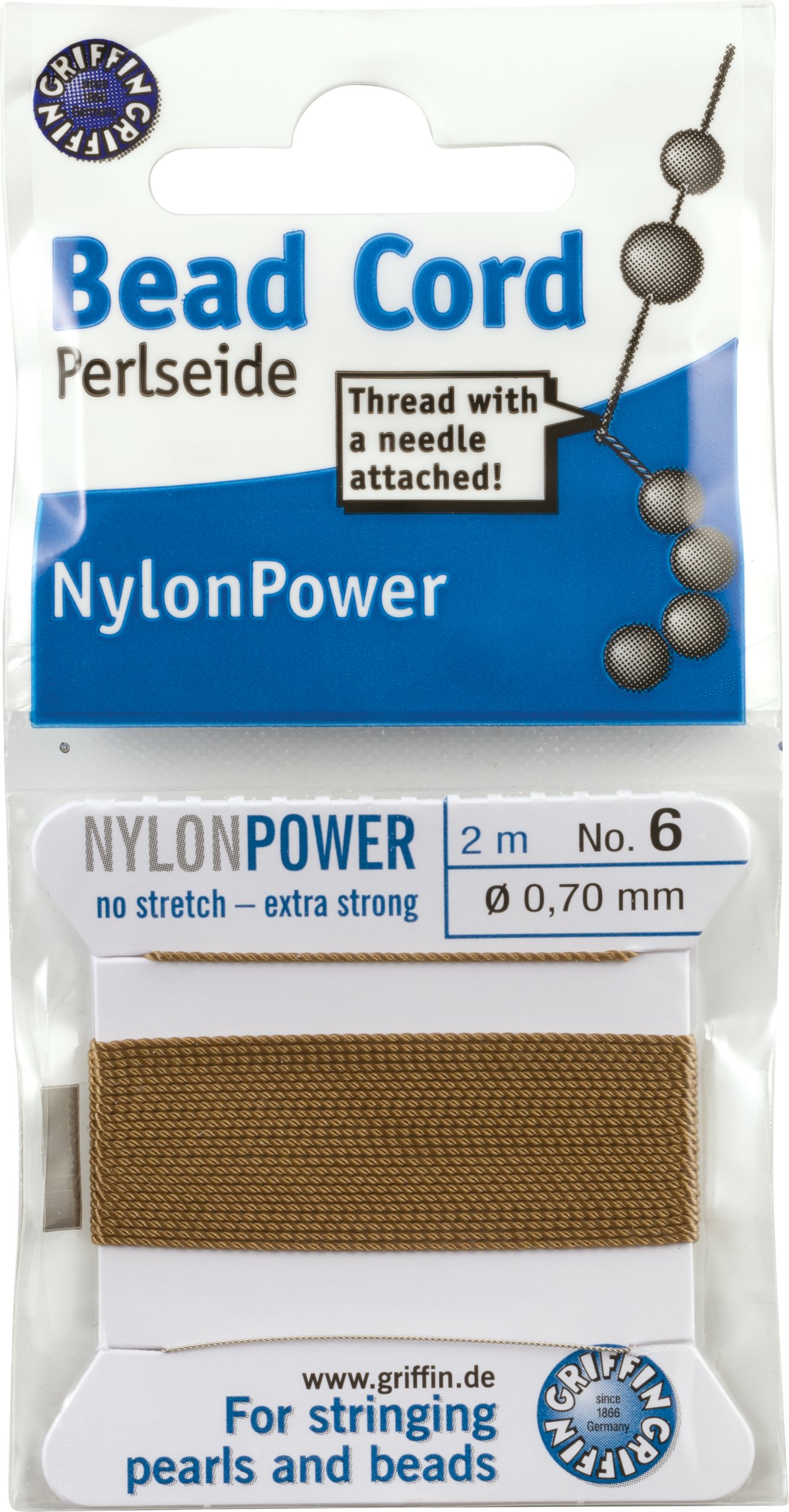 Griffin NylonPower Carded Bead Cord