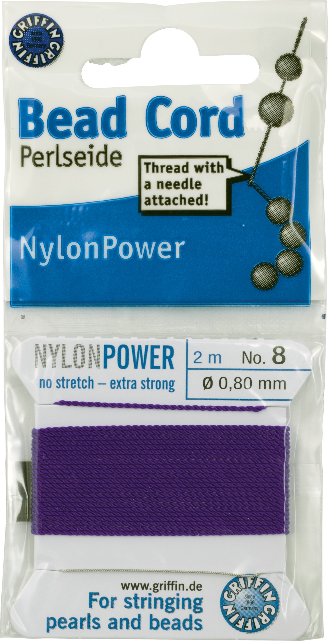 Griffin NylonPower Carded Bead Cord
