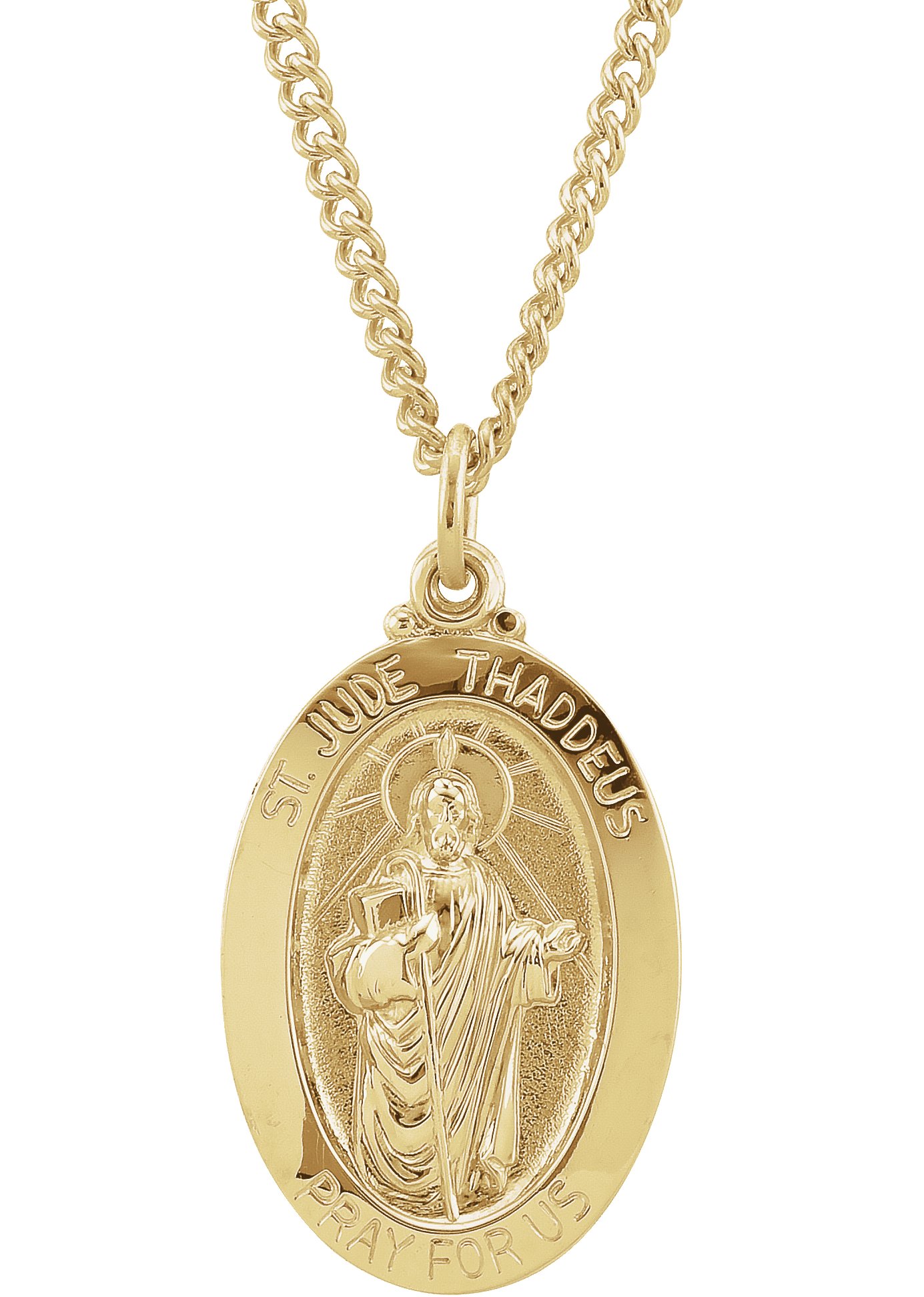24K Yellow Gold Plated 29x18 mm Miraculous 24