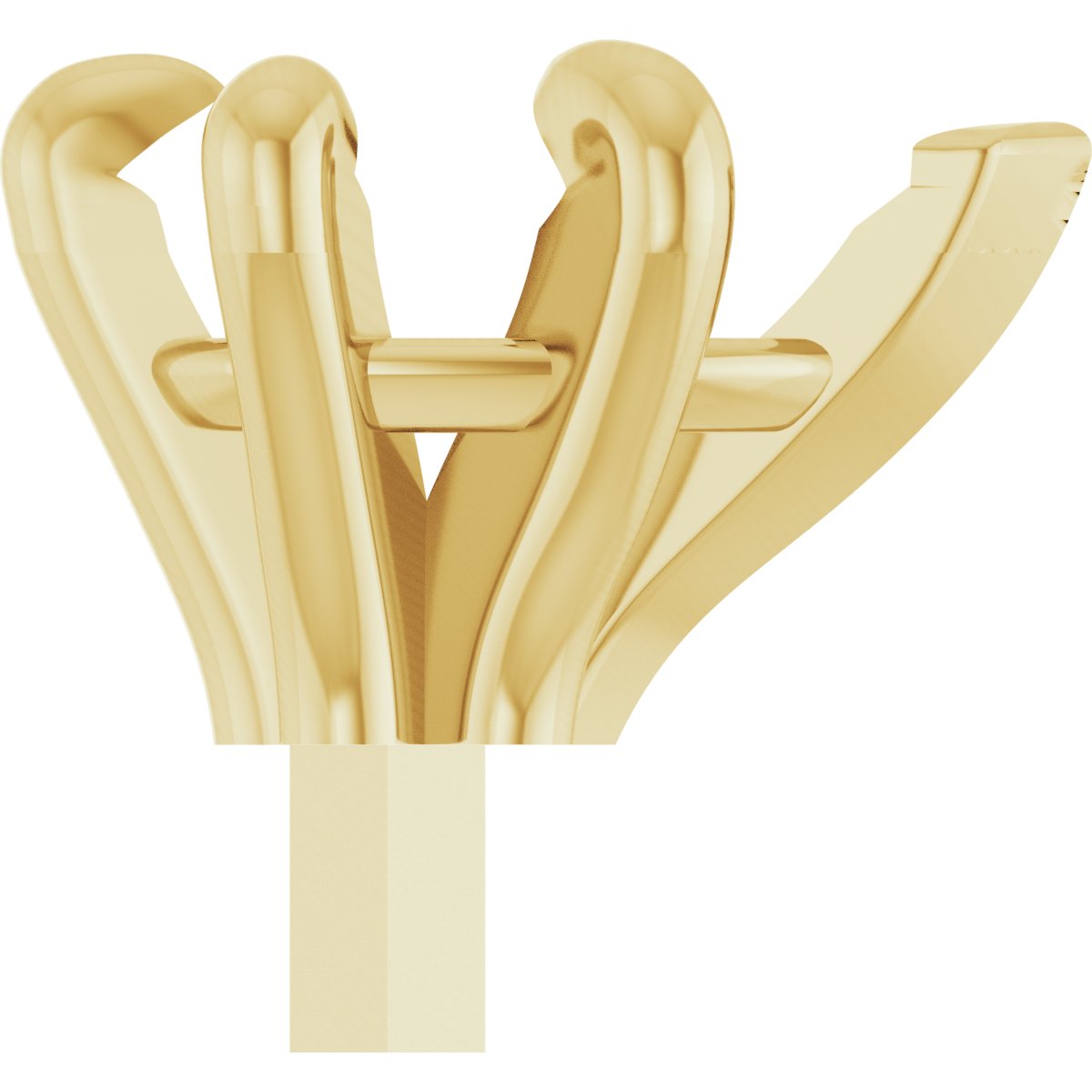 Pre-Notched Claw-Prong Peg Setting