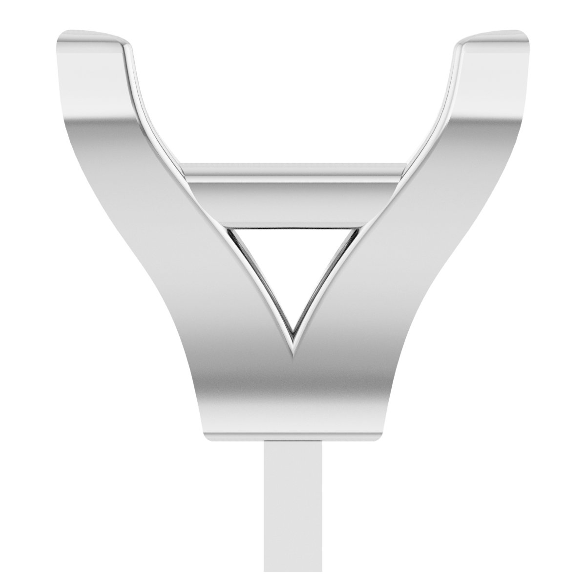 Square V-Prong Peg Setting