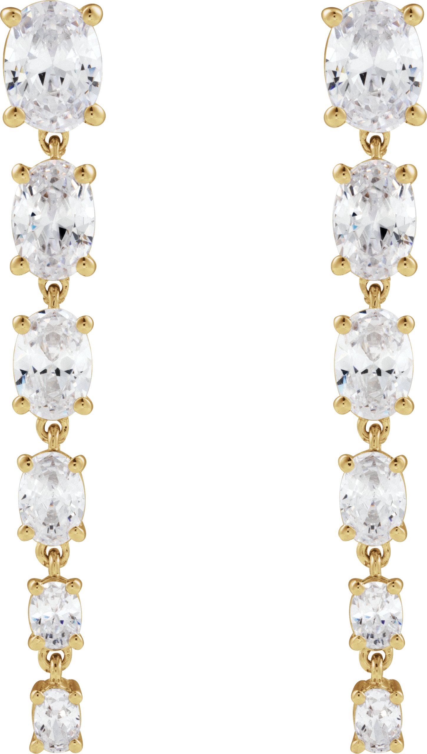 Alternative view of Lab-Grown Diamond Earrings