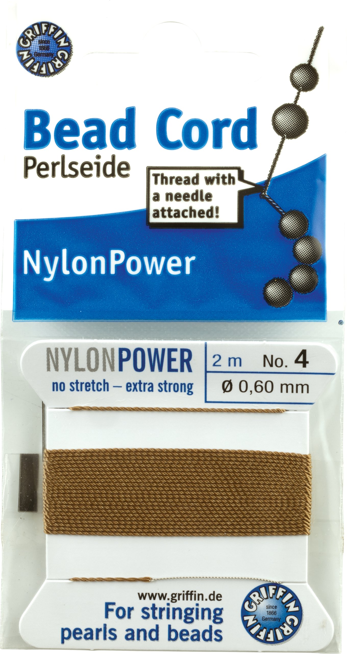 Griffin NylonPower Carded Bead Cord