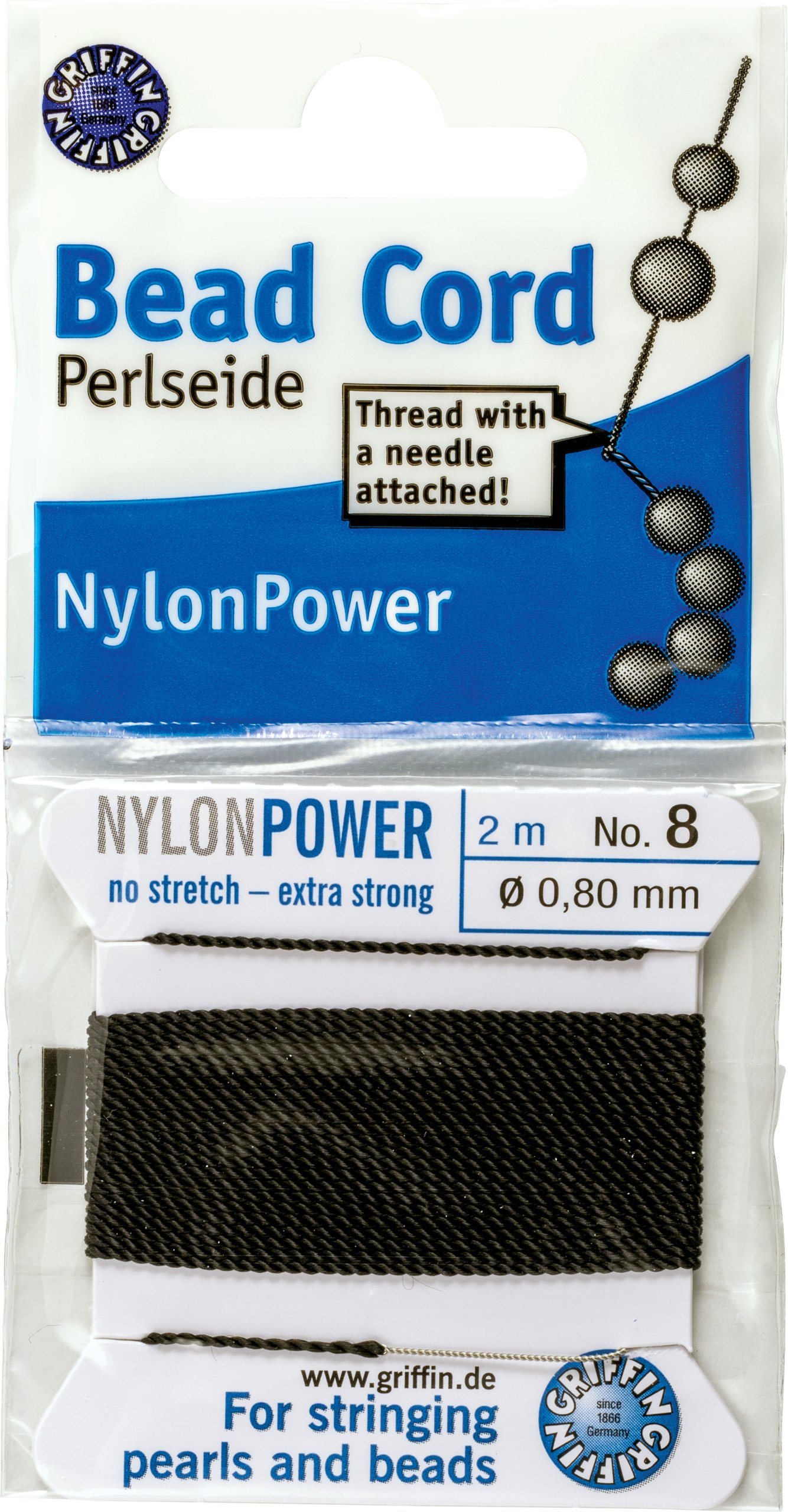 Griffin NylonPower Carded Bead Cord