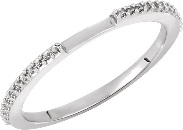 Accented Engagement Ring or Band