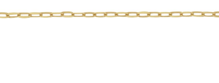 .85 mm Diamond Cut Paperclip-Style Forzentina Chain By the Inch view 2