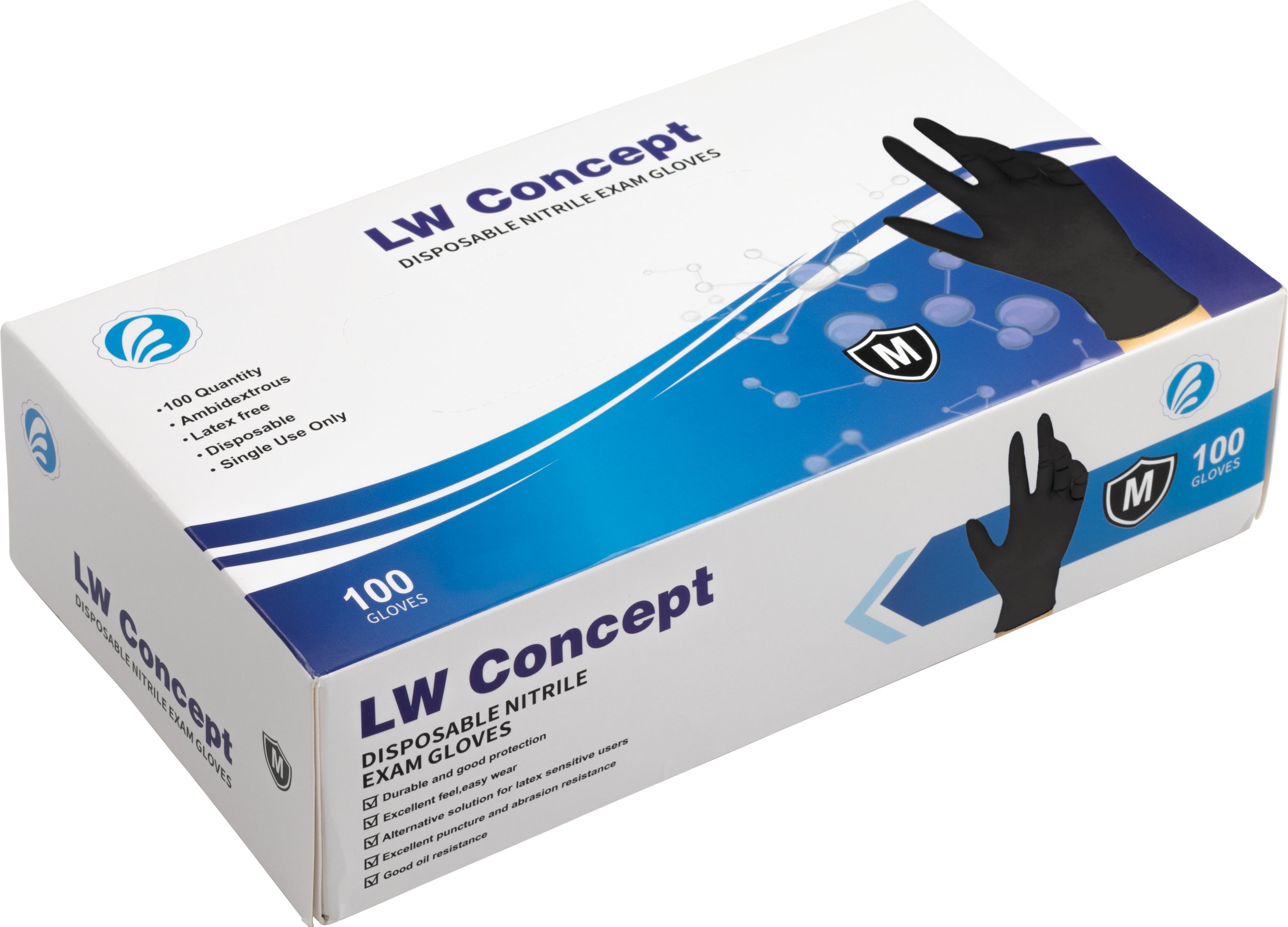 Direct Safety® Powder-Free Nitrile Gloves