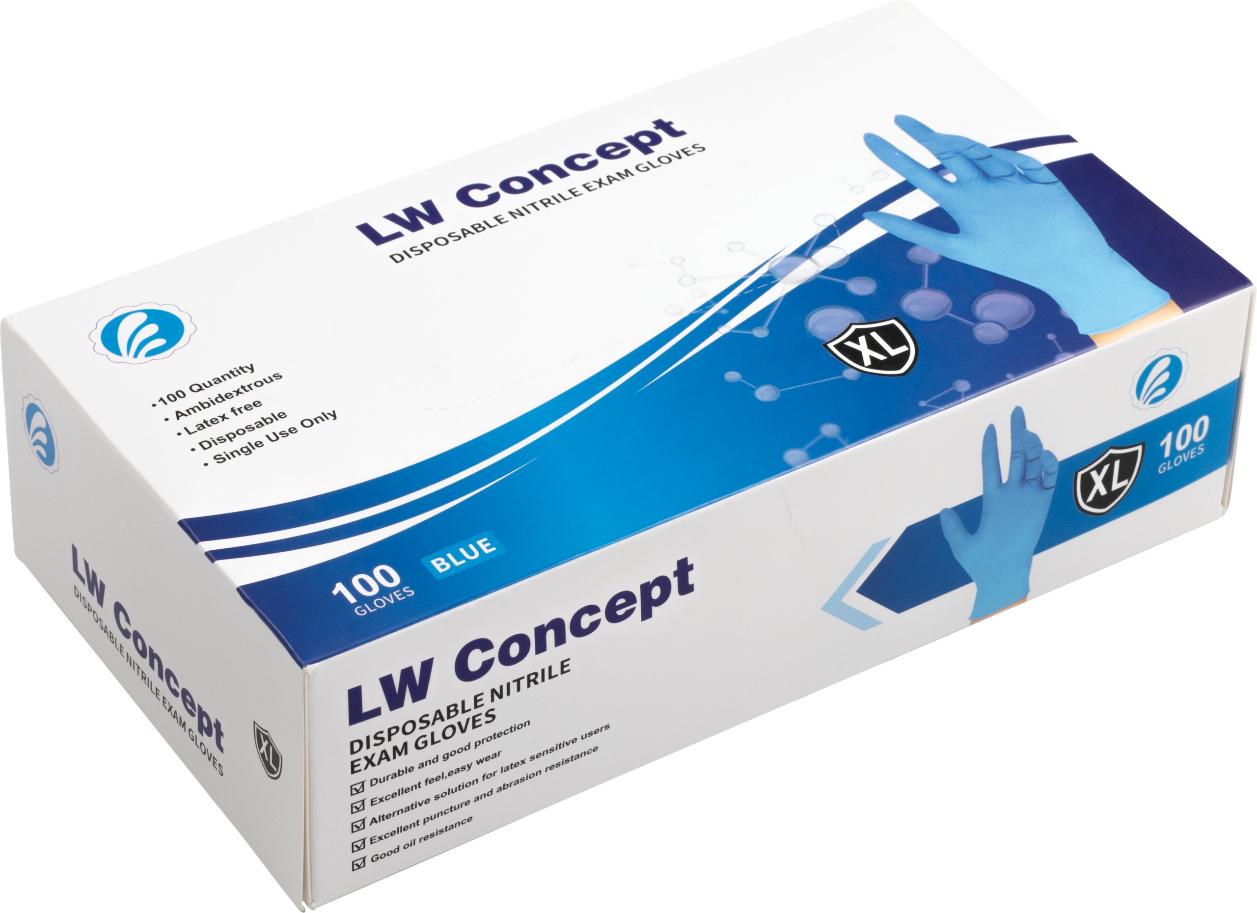 Direct Safety® Powder-Free Nitrile Gloves
