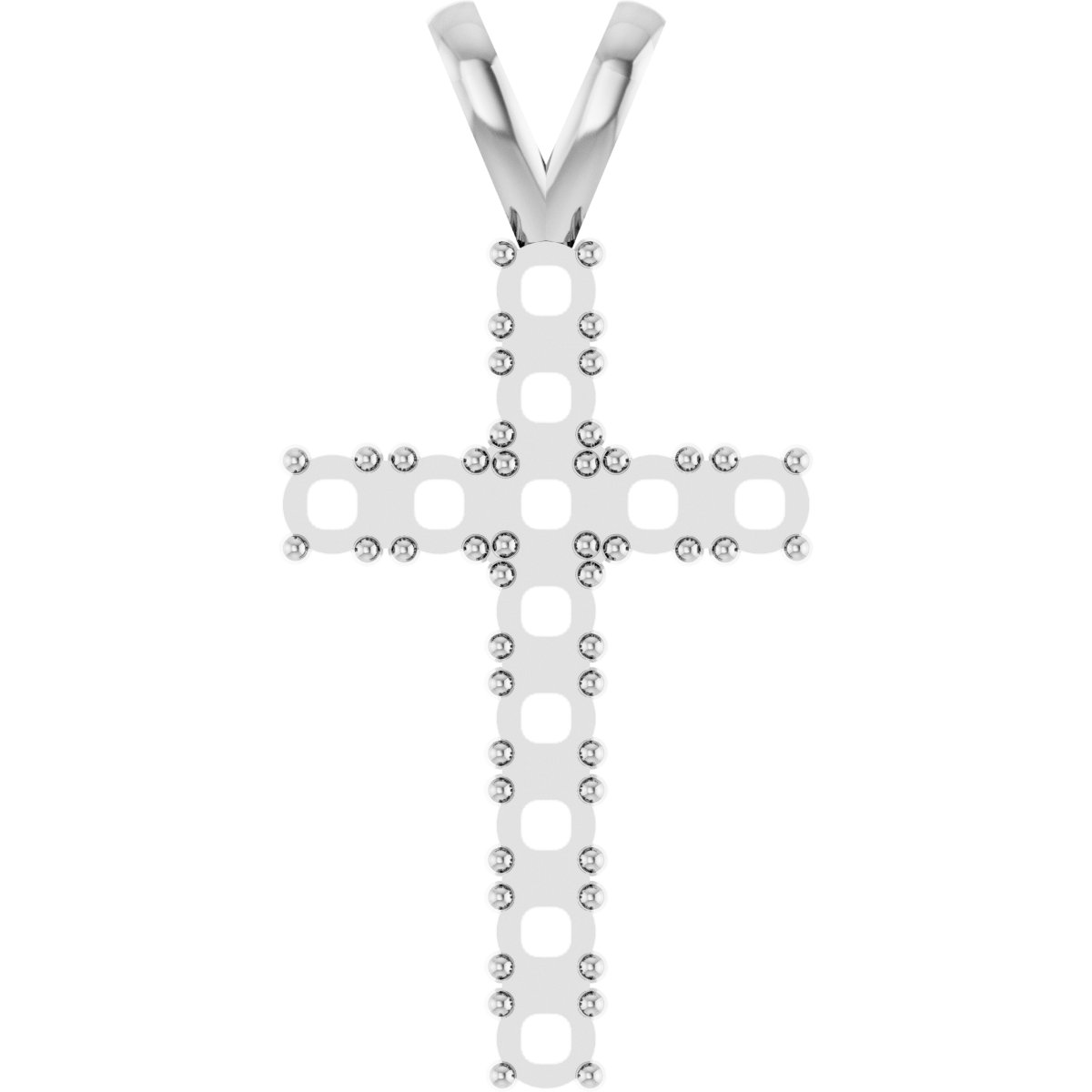 Accented Cross Pendant
