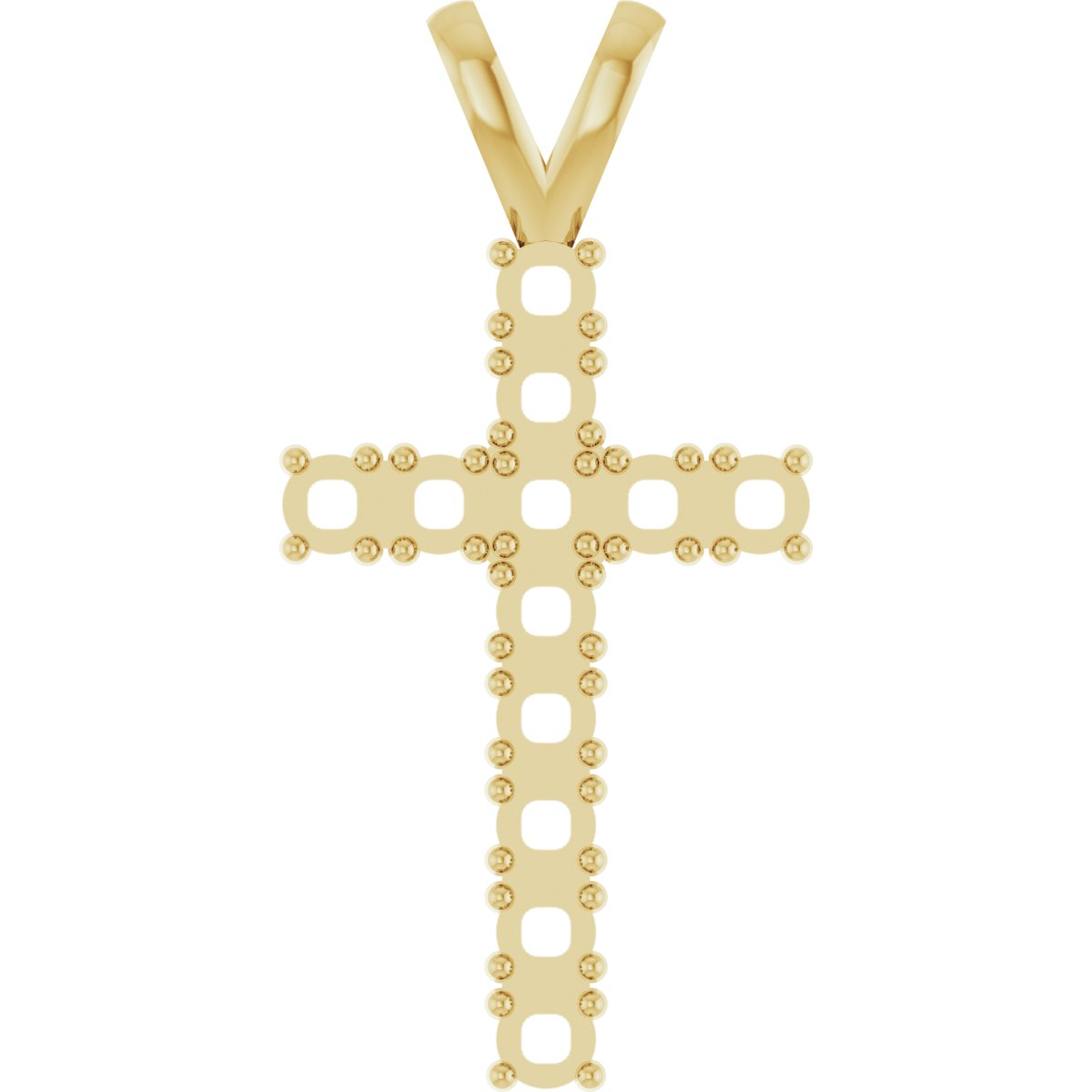 Accented Cross Pendant