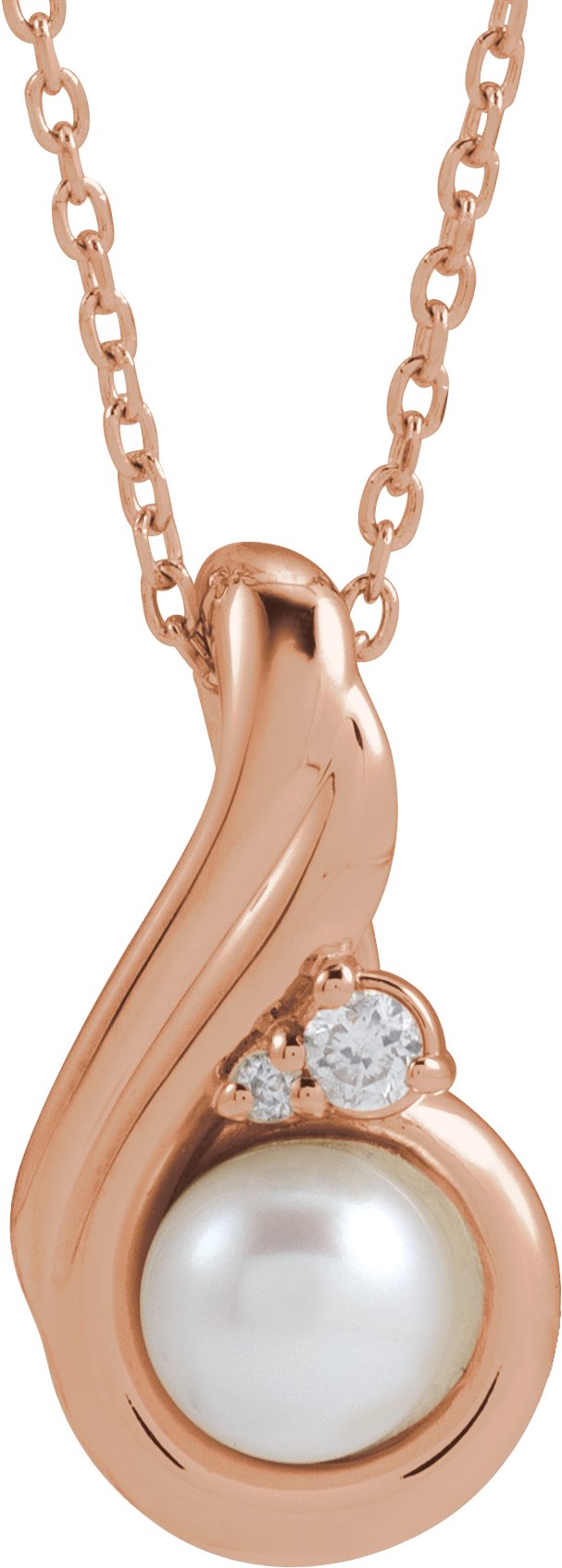 Accented Pearl Necklace or Pendant