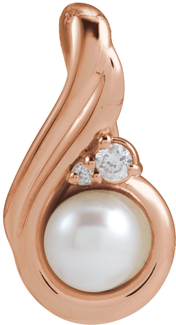 Accented Pearl Necklace or Pendant