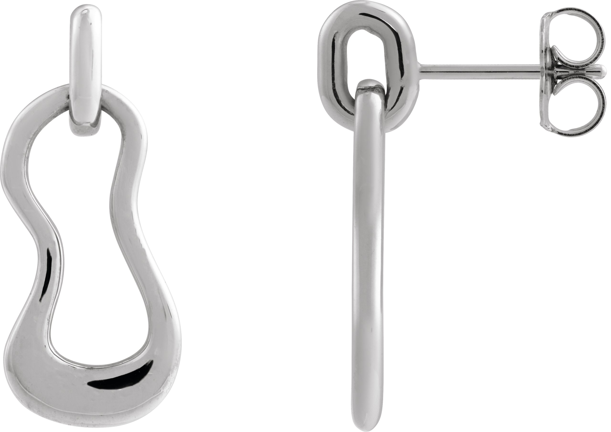Freeform Dangle Earrings
