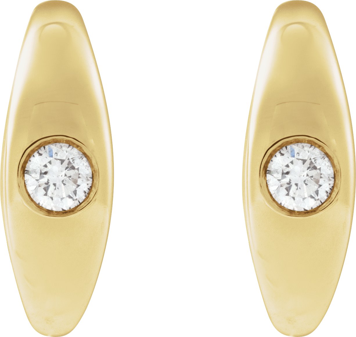 Alternative view of Accented Hoop Earrings