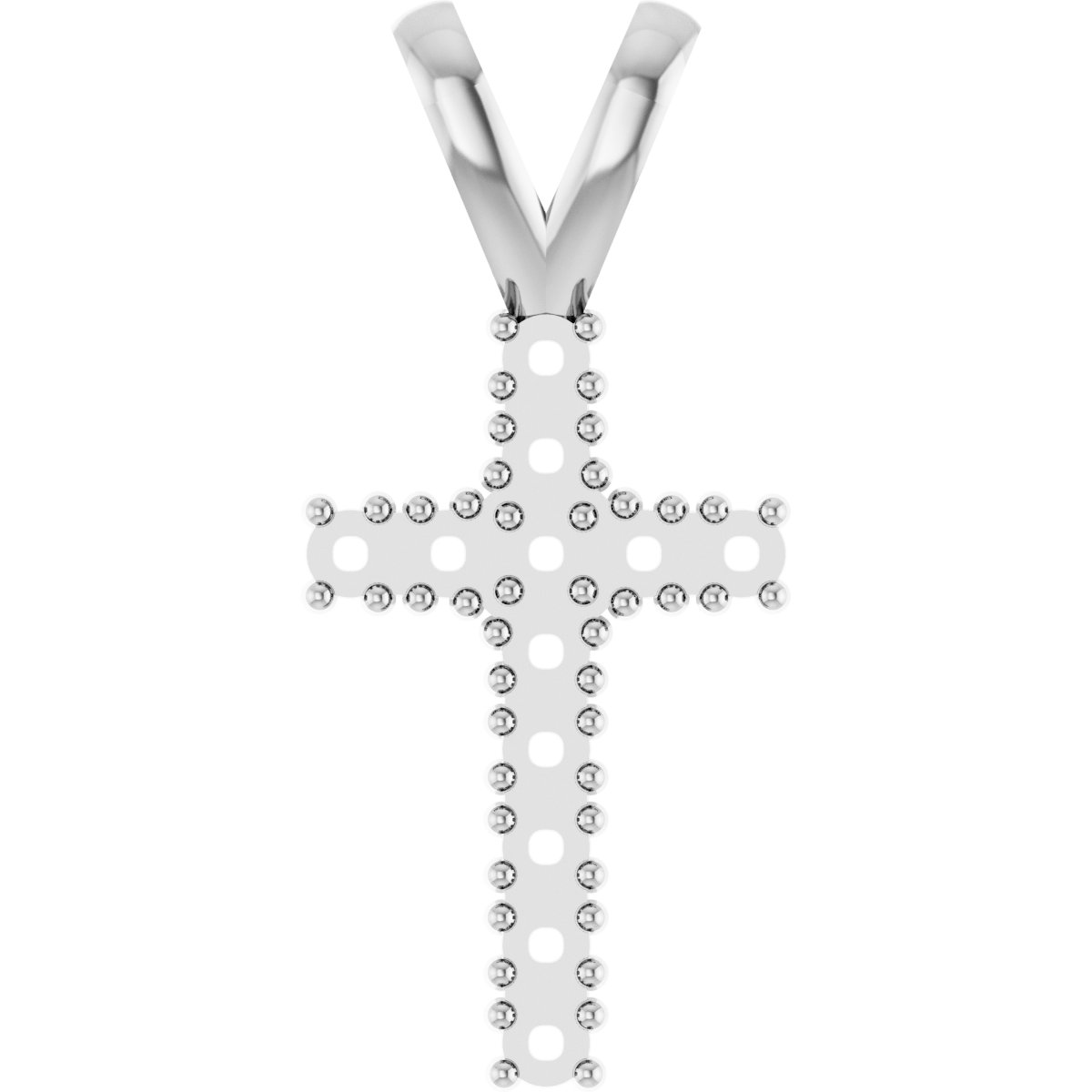 Accented Cross Pendant