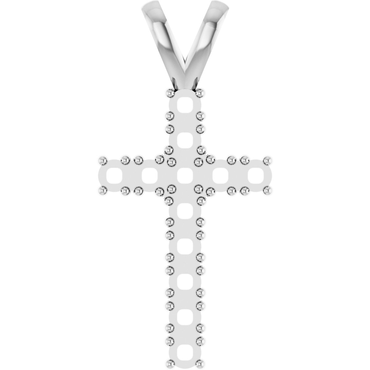 Accented Cross Pendant