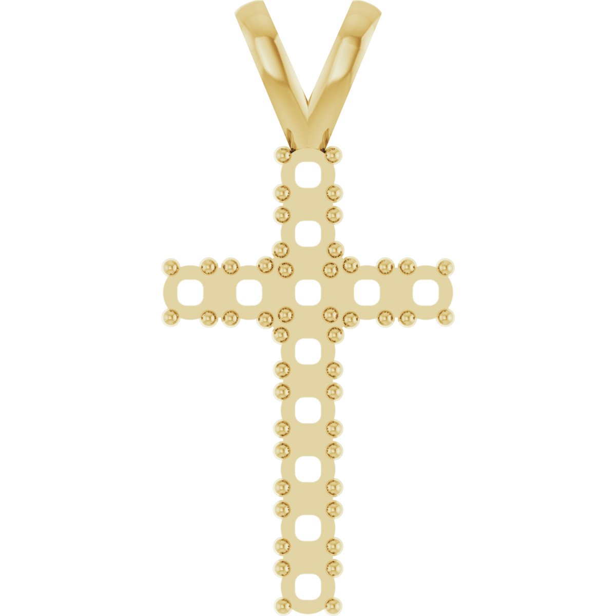 Accented Cross Pendant