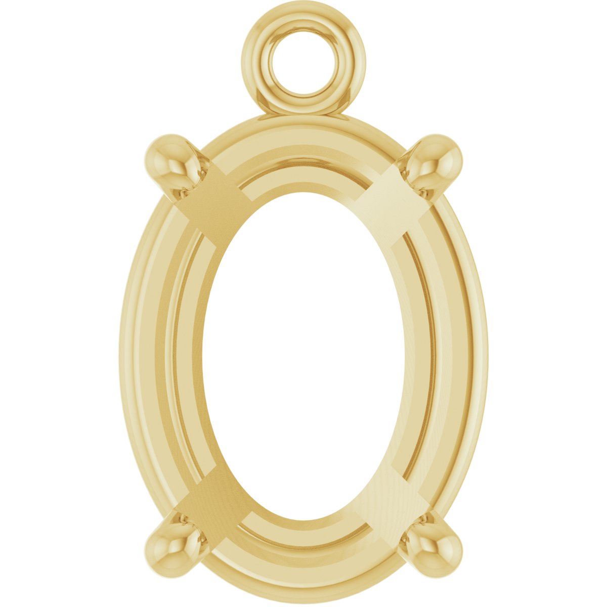 Round 4-Prong Basket Dangle