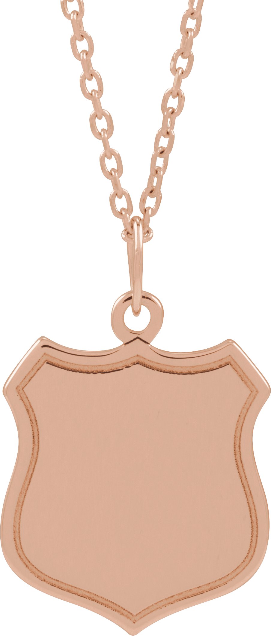 Engravable Police Badge Necklace or Pendant