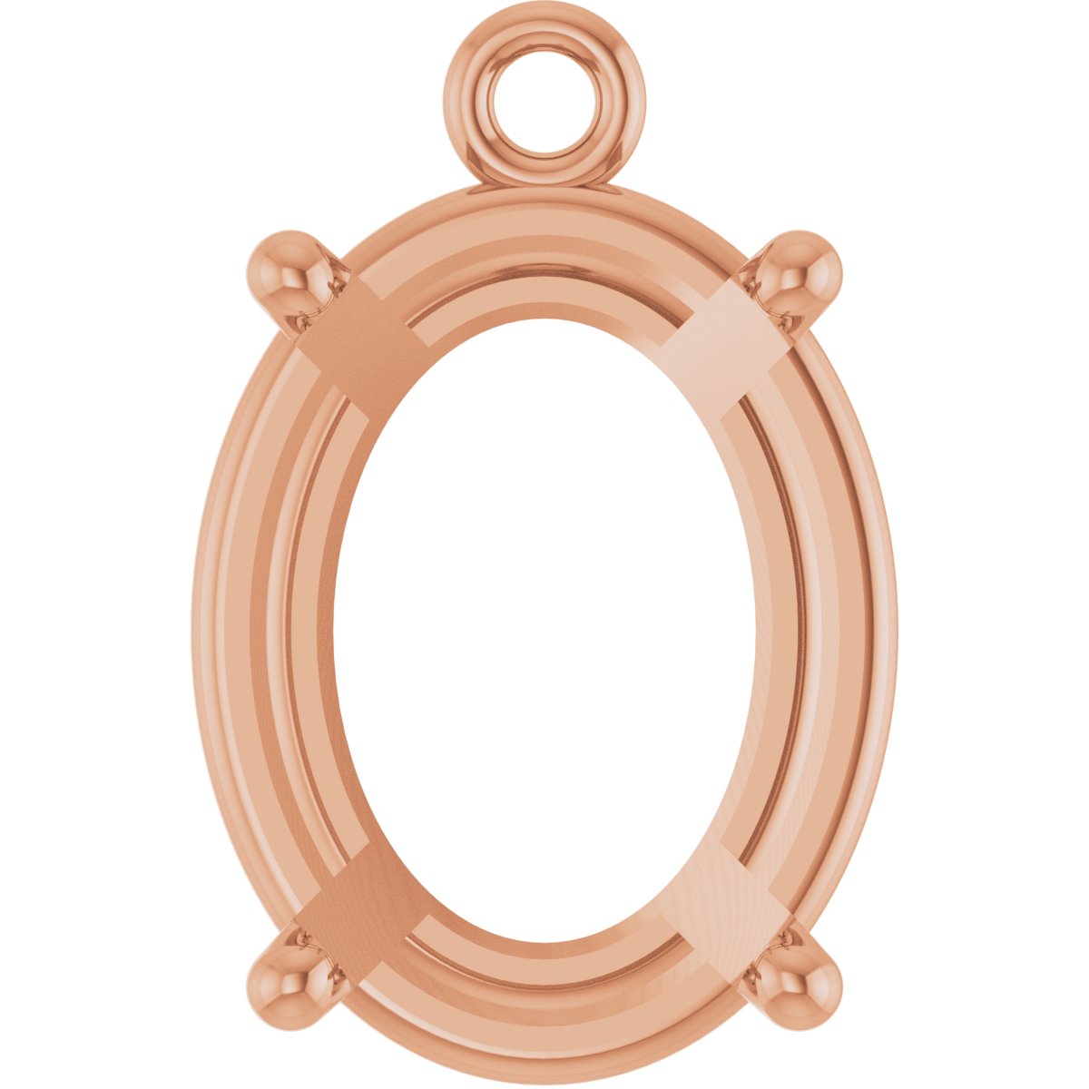 Round 4-Prong Basket Dangle