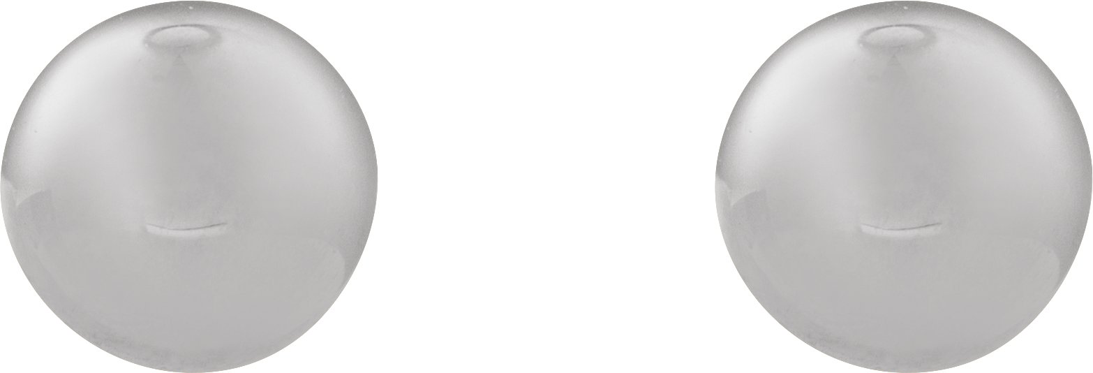 Alternative view of Dome Stud Earrings