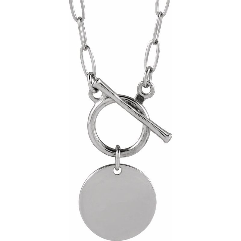 Engravable Toggle Necklace