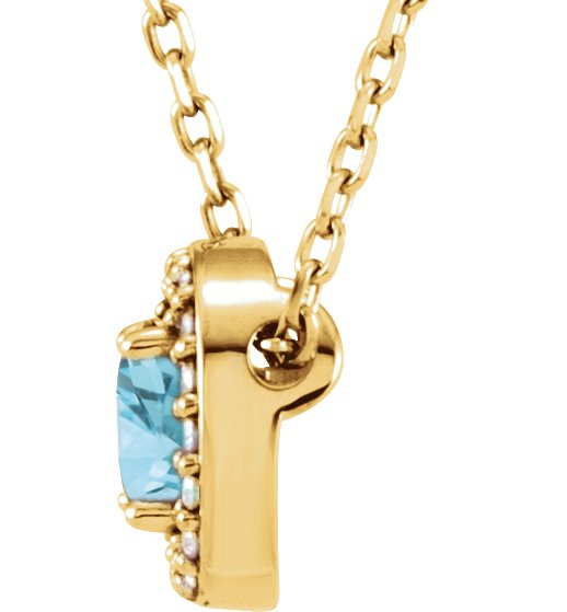 Alternative view of Halo-Style Necklace or Pendant