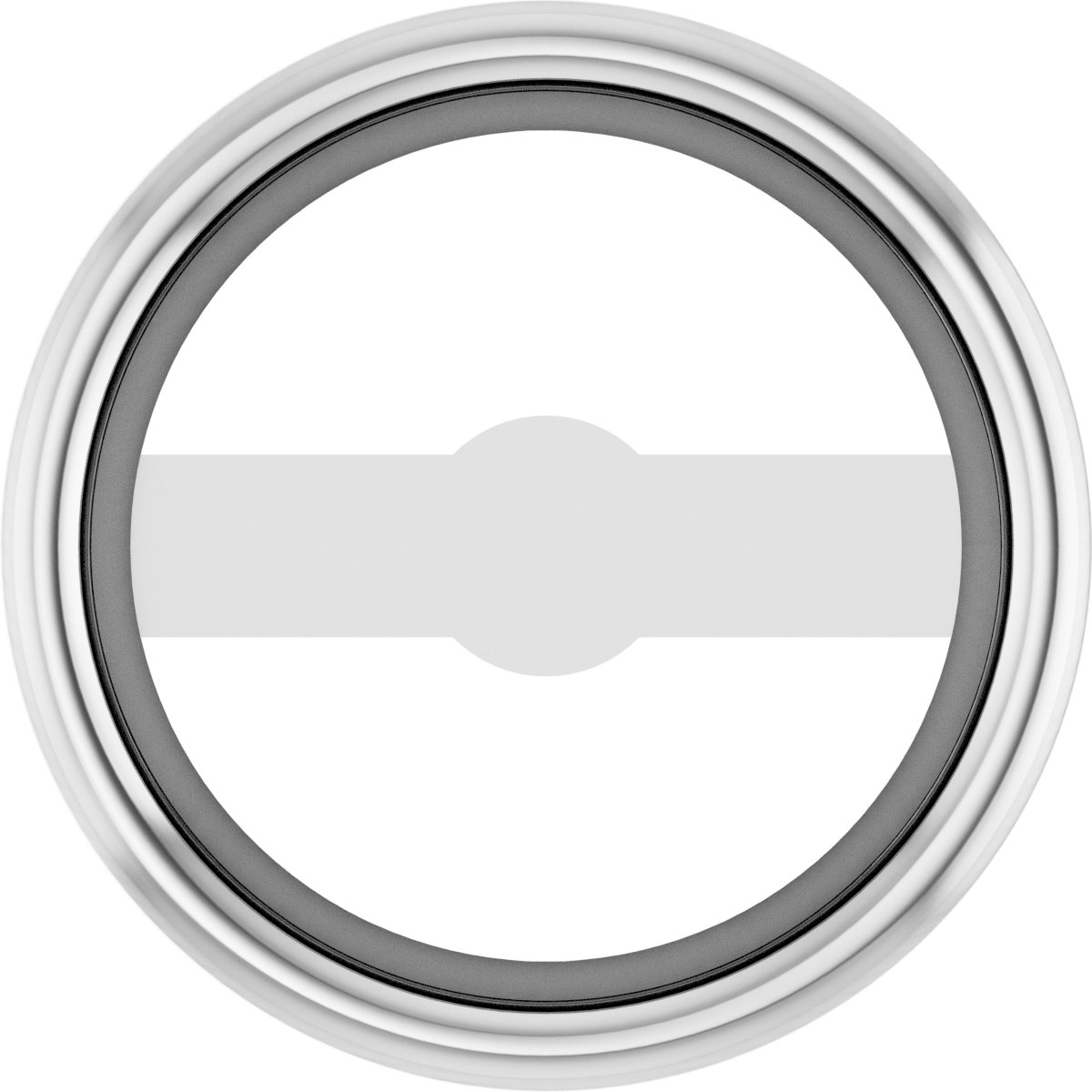Round Micro Bezel-Set Earring Setting