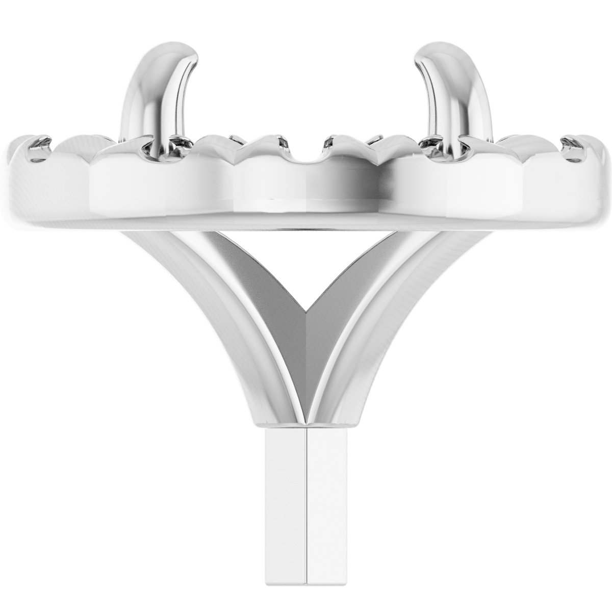 French-Set Halo-Style Peg Setting