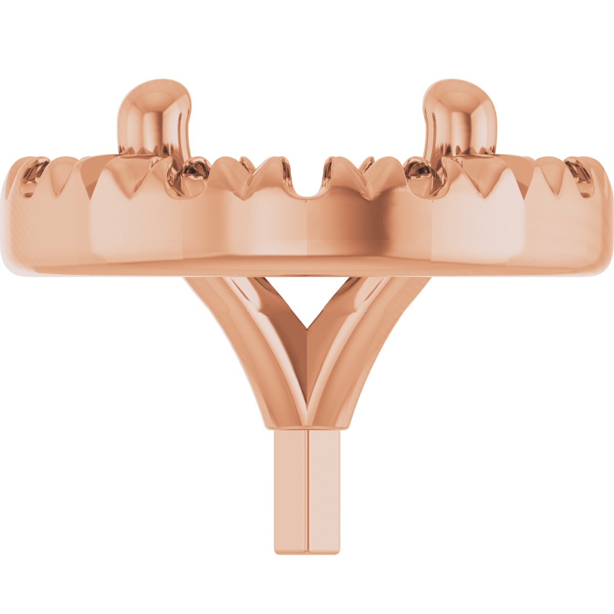 French-Set Halo-Style Peg Setting