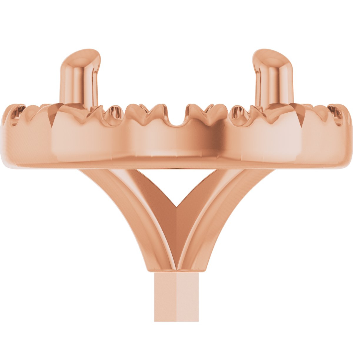 French-Set Halo-Style Peg Setting