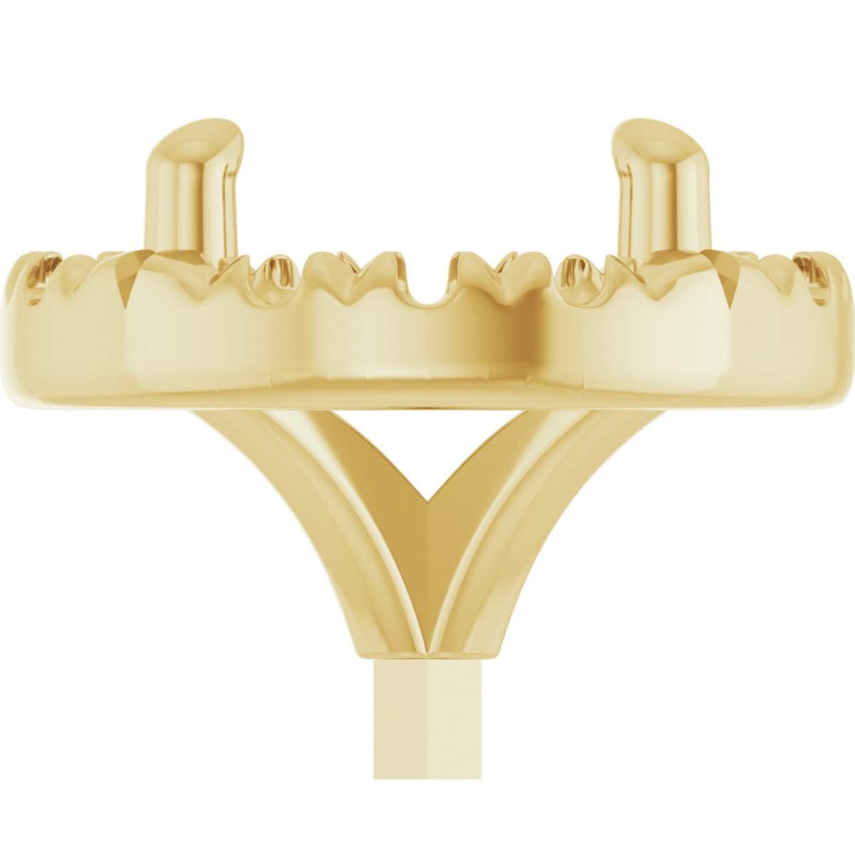 French-Set Halo-Style Peg Setting