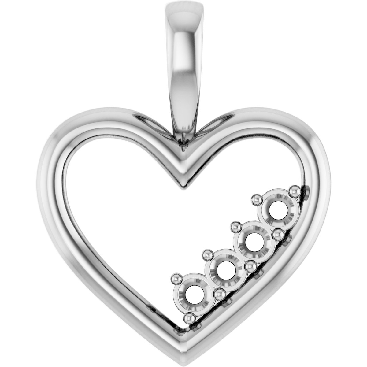 Family Heart Pendant