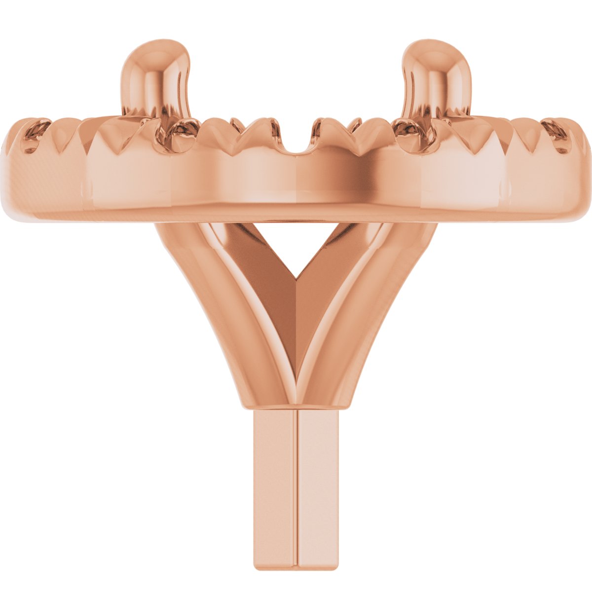 French-Set Halo-Style Peg Setting
