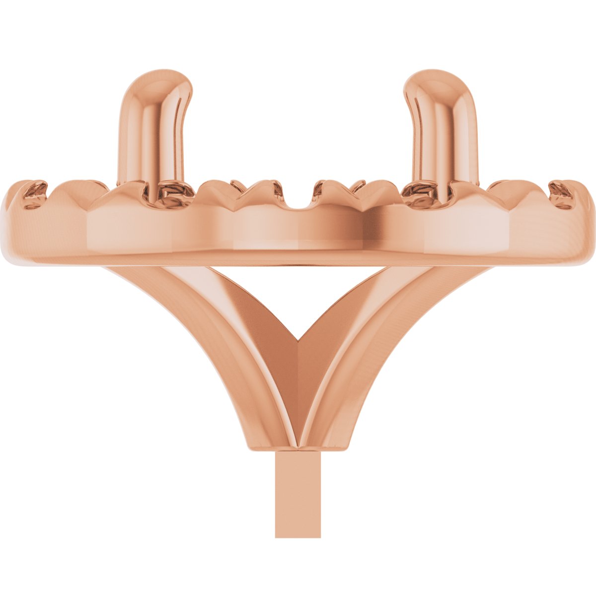 French-Set Halo-Style Peg Setting