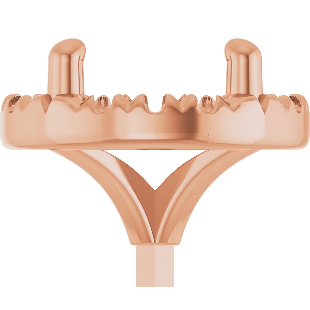 French-Set Halo-Style Peg Setting