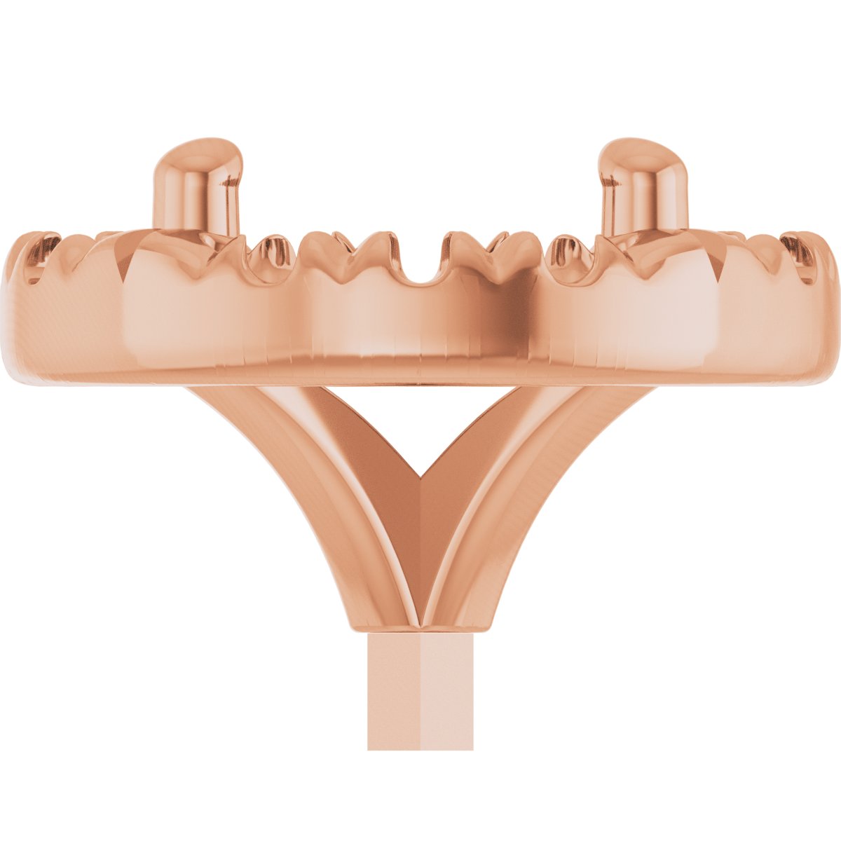 French-Set Halo-Style Peg Setting