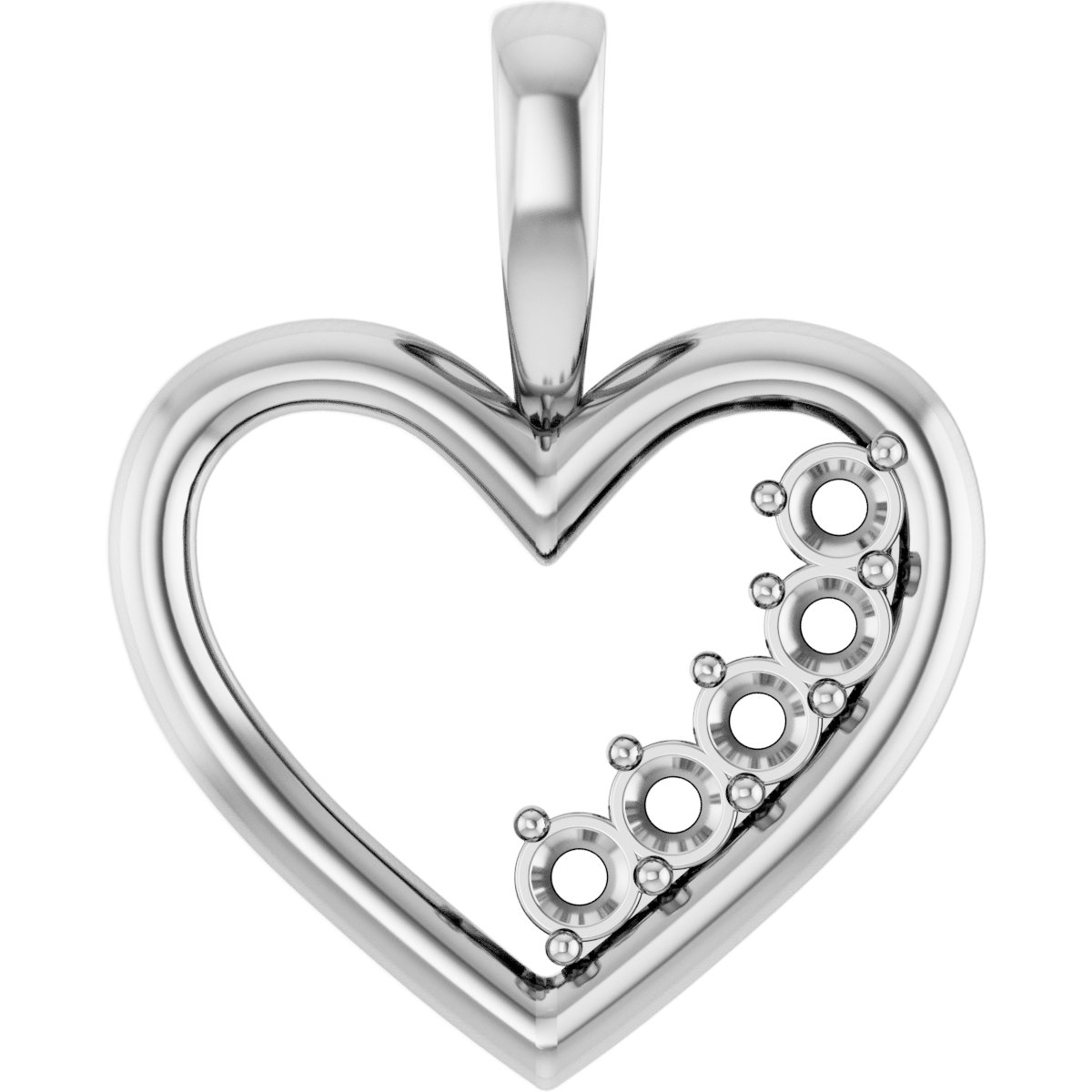 Family Heart Pendant