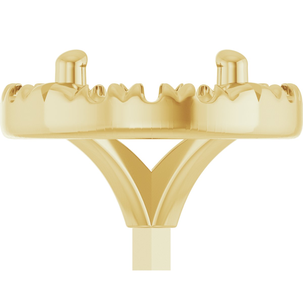 French-Set Halo-Style Peg Setting
