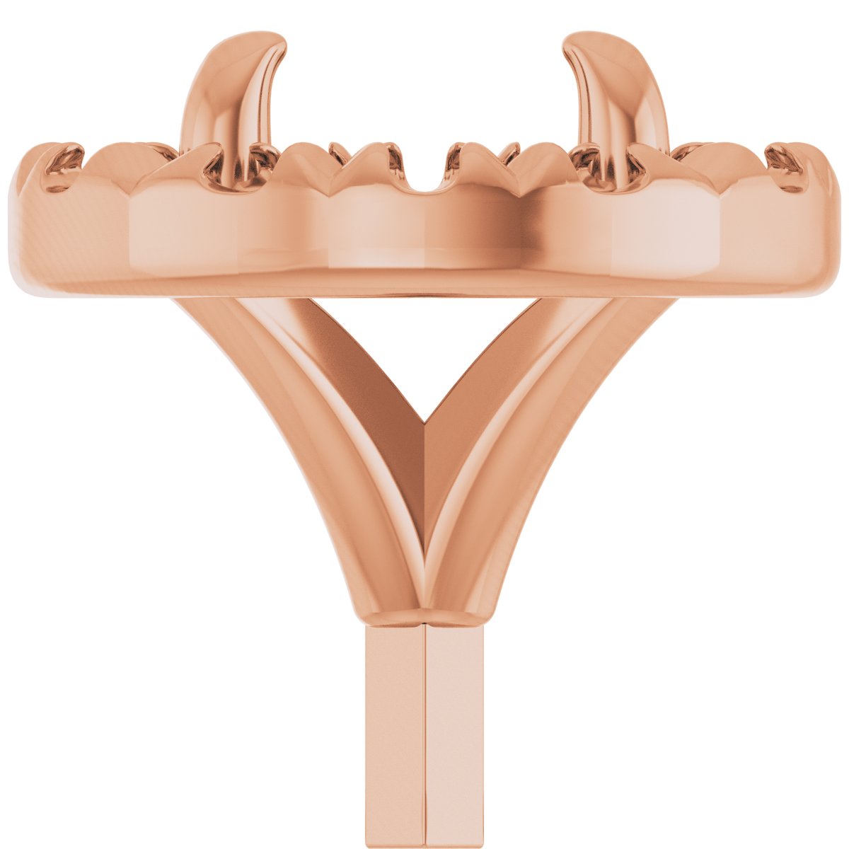 French-Set Halo-Style Peg Setting