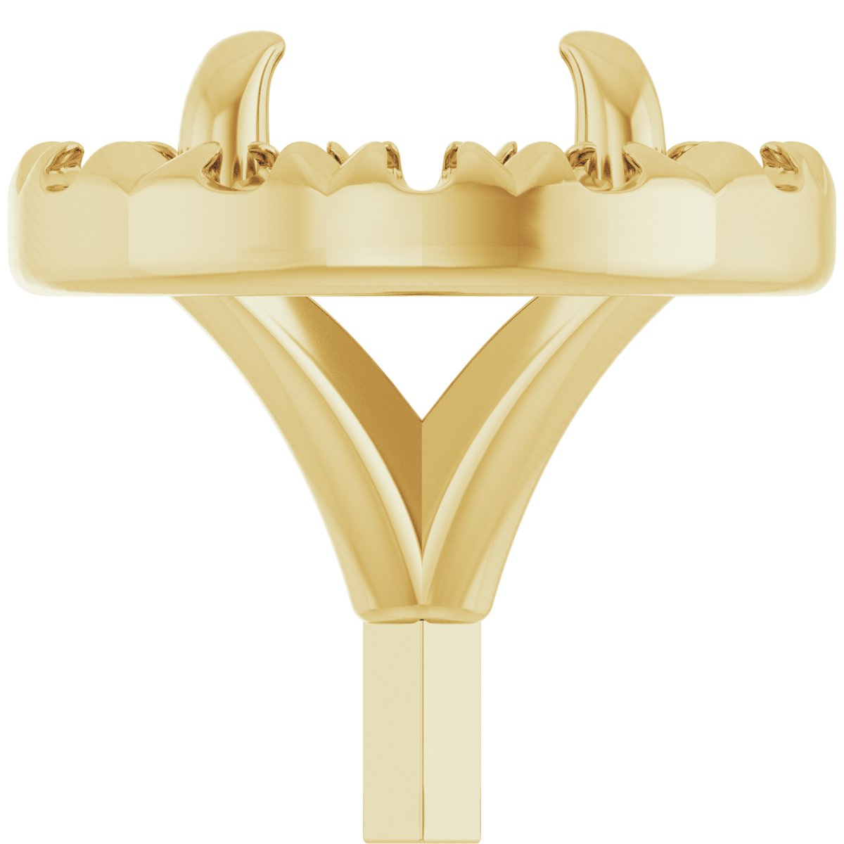 French-Set Halo-Style Peg Setting