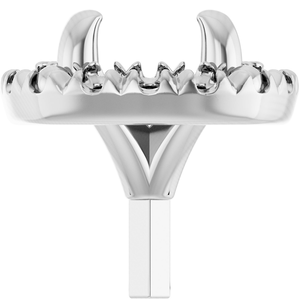 Round 4-Prong Halo-Style Peg Setting