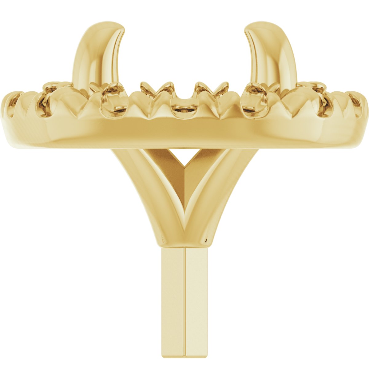 Round 4-Prong Halo-Style Peg Setting