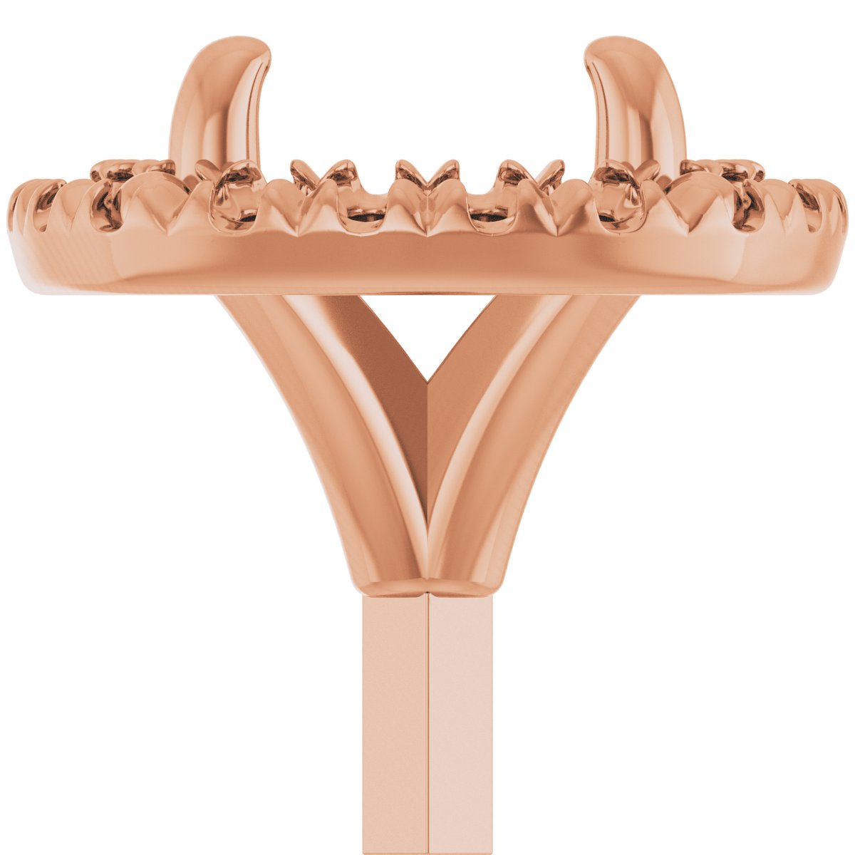 Round 4-Prong Halo-Style Peg Setting