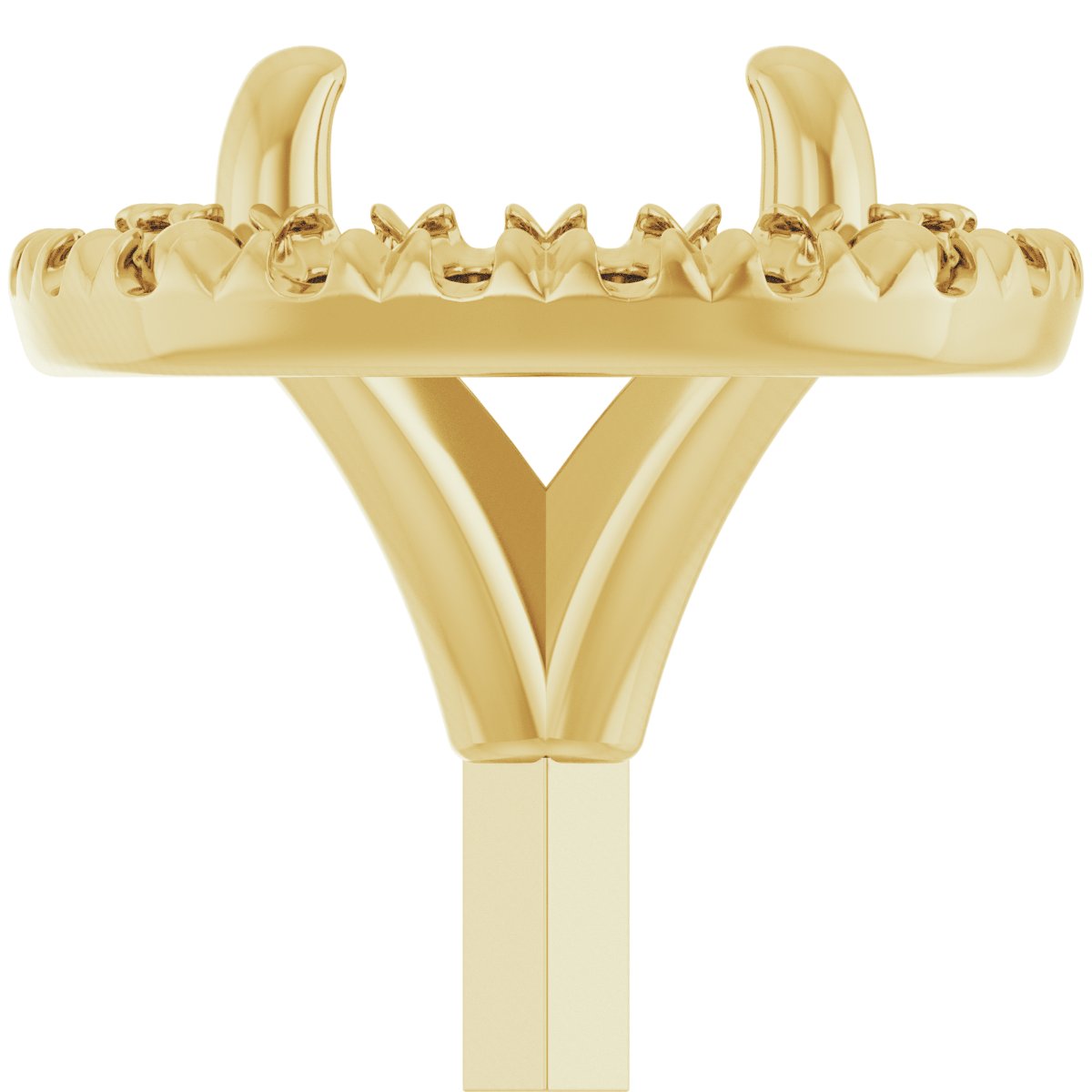 Round 4-Prong Halo-Style Peg Setting