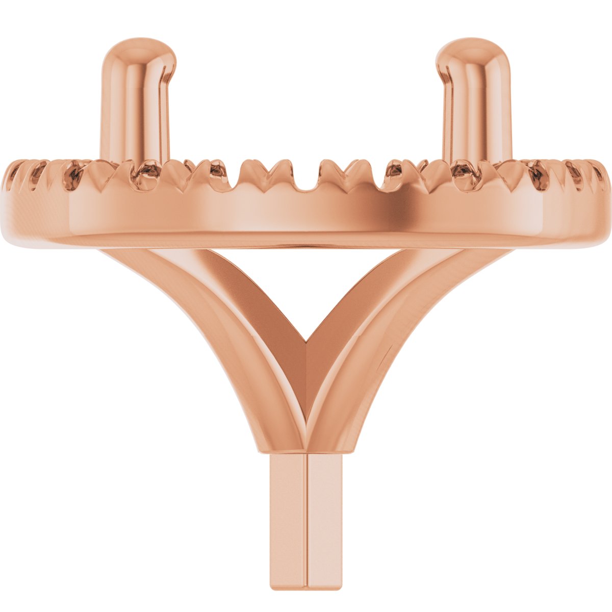 Round 4-Prong Halo-Style Peg Setting
