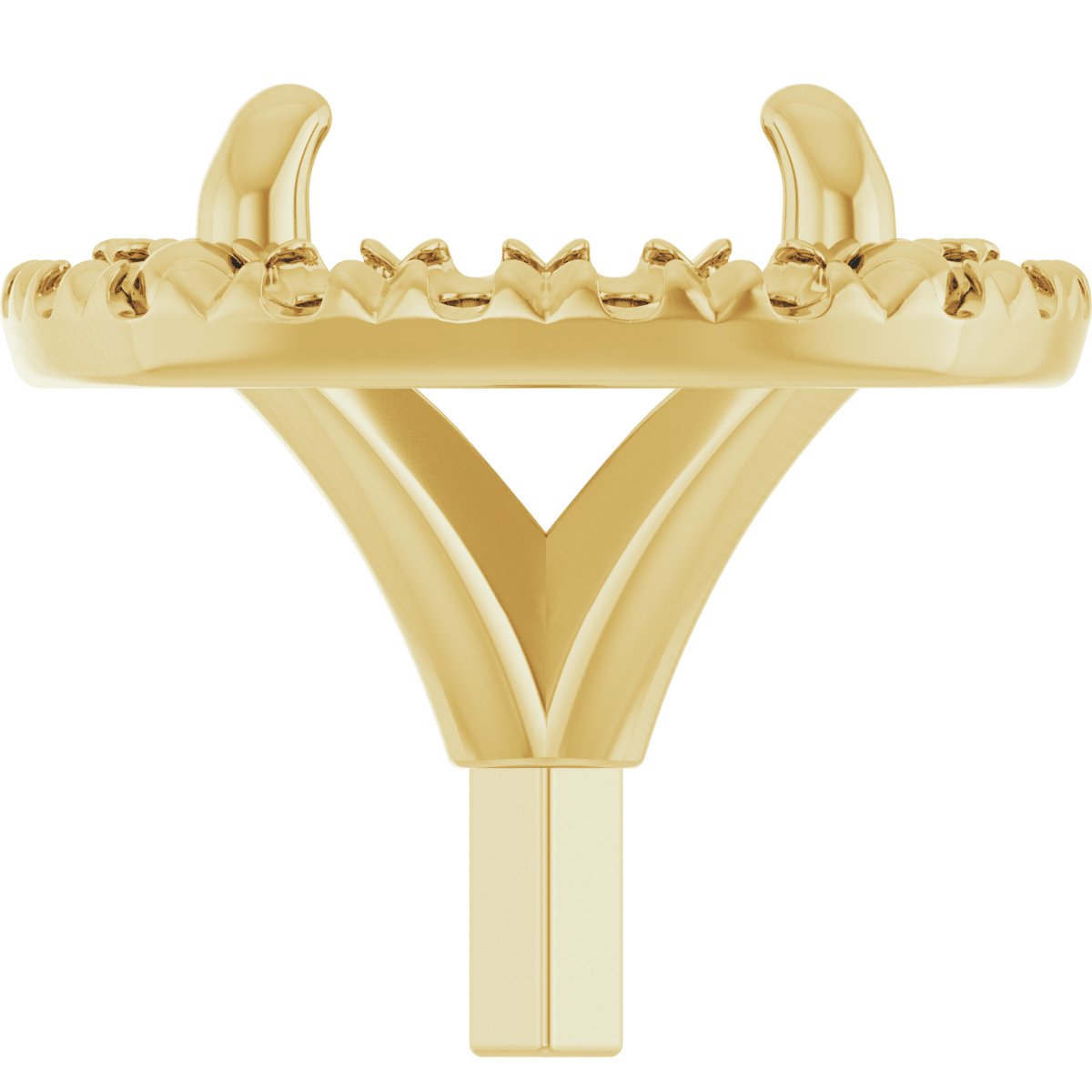 Round 4-Prong Halo-Style Peg Setting