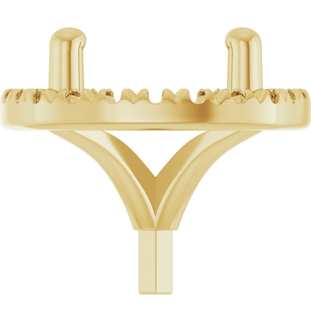 Round 4-Prong Halo-Style Peg Setting