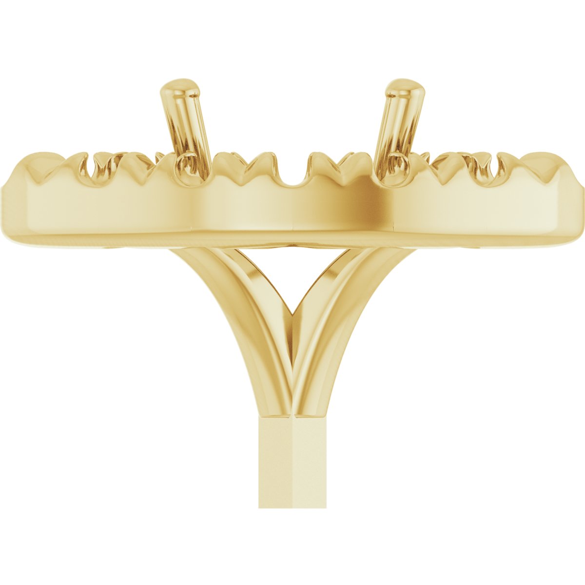 French-Set Halo-Style Peg Setting